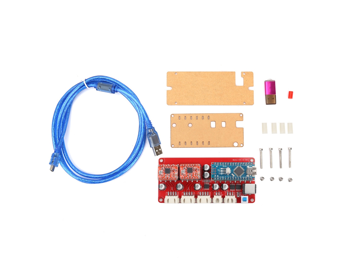 Placa Controladora Driver de Placa Mãe para Máquina de Gravação com Cabo T e Controle CNC