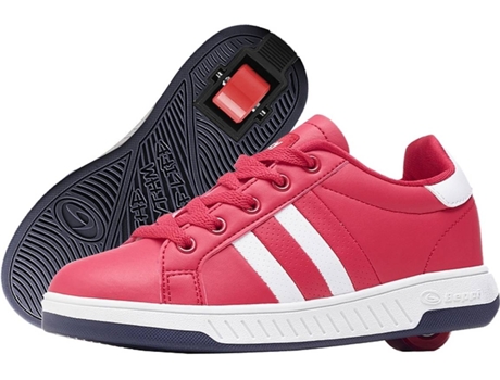 Ténis com Rodas BREEZY ROLLERS Sintético Criança (37 - Vermelho e Branco)