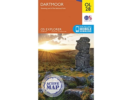 Livro Dartmoor de Ordnance Survey (Inglês)