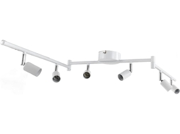 Kit De Iluminação Trilho, Moderno, Com 6 Spots Giratórios Para Teto,