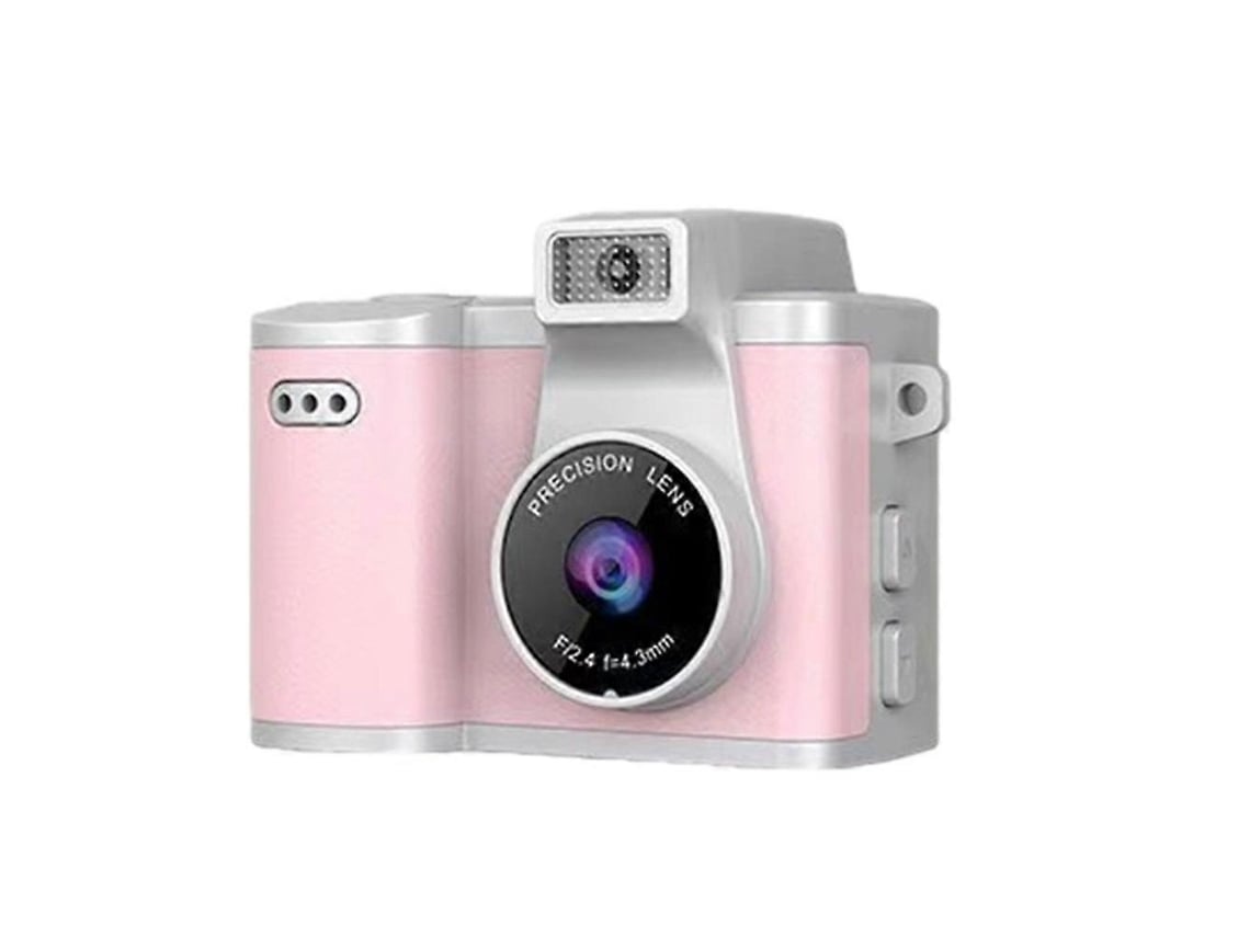 Câmara Digital Retro 1080p Com Ecrã Ips De 0,96 Polegadas E Luz Led De Preenchimento