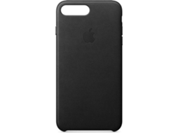 Capa APPLE iPhone 7 Plus, 8 Plus Leather Preto — Compatibilidade: iPhone 7 Plus, 8 Plus