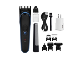 Afeitadora Elétrica Multifuncional Com Cortador De Cabelo Nasal E Cabeça Lavável Para Homens