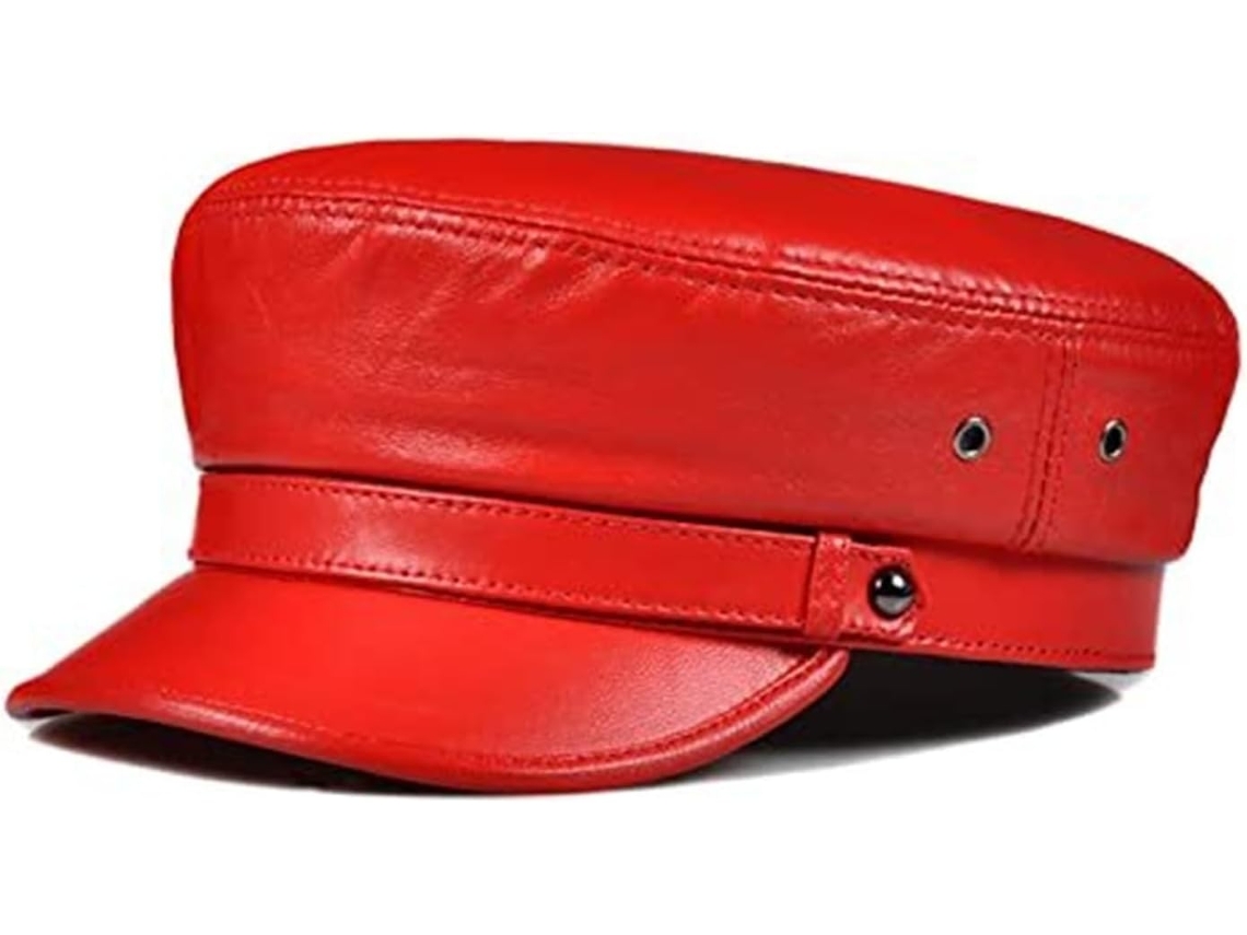Boné de Couro Feminino Estilo SFUSHOS
