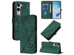 Capa De Celular De Couro Com Estampa 3d E Flip Crossbody