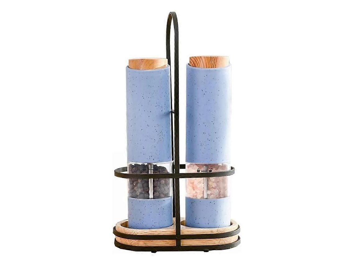 Conjunto De 2 Moedores Elétricos Automáticos Com Suporte