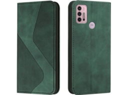 Capa Motorola Moto G10, G20, G30 HFS HOUSE Carteira Verde