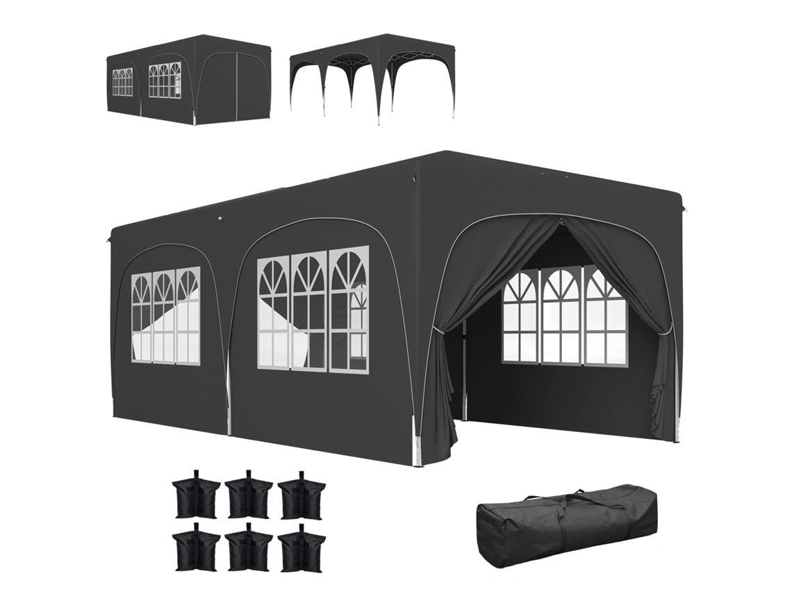 Gazebo pop up 3x6 com proteção UPF50+ AQUAFORGE