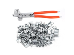 100 Peças De Contrapeso Liga Alumínio 10g (0,35oz) Com Gancho Encaixe Para Balanceamento Rodas, Estilo P, Reparo Pneus Carro Barr -aquaforge