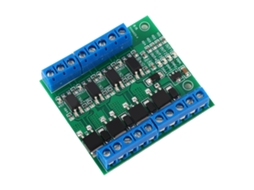 Módulo Controlador PWM 4 Canais Mosfet 3.20v a 3.7 27vdc 10a S/MARCA