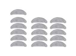 Conjunto de 16 Panos Limpeza para Aspirador Robô Xiaomi Viomi S9 e Roidmi Eve Plus. Peças Reposição BRILVIBERA