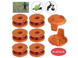Carretel de Linha Nova Line para Cortador de Grama Worx 10ft 6 Pacotes