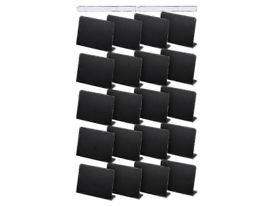 20 Etiquetas de Quadro-preto Pequenas para mesa de Festa, 4x3 polegadas