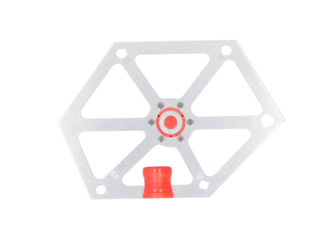 Régua Angular de Carpintaria Hex Magnética S/MARCA