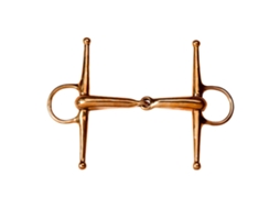 Snaffle Cheek Hollow Cyprium Dourado 135 Mmfeeling