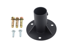 Ronjoe-base Flange Para Poste De Cerca De Malha De Cadeia Aço Resistente 52mm/2.0in Com Parafusos
