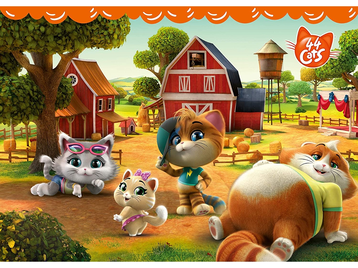 Quebra Cabeça Gigante De Chão Ravensburger 44 Gatos 24 Peças
