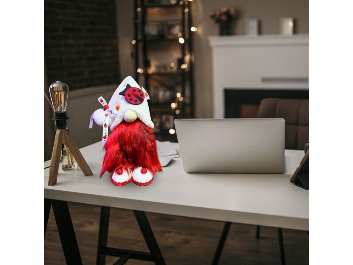 Primerox estátua de Gnome de Natal Decorativo Figura Ornamento Mesa Decoração Casa Feriado