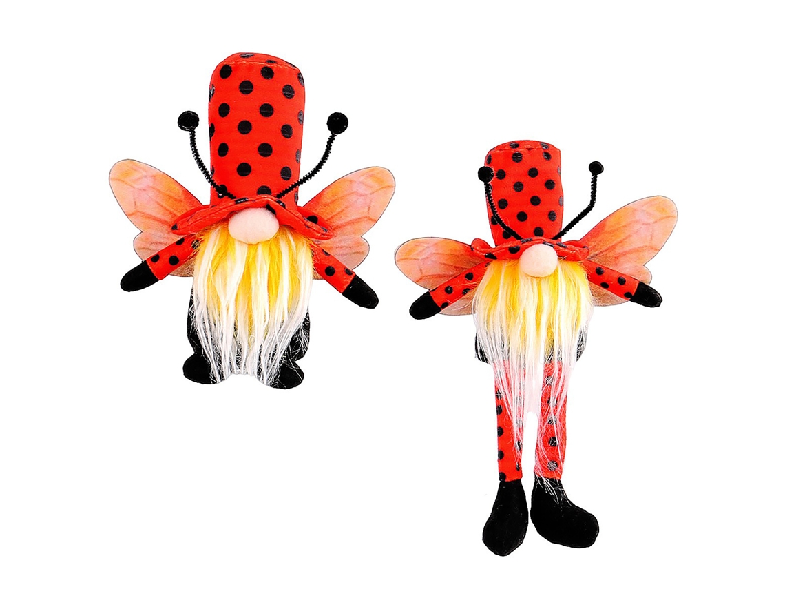 Laxiscreed Conjunto De Bonecas Ladybug Com Pés Curtos E Longos Para Decoração
