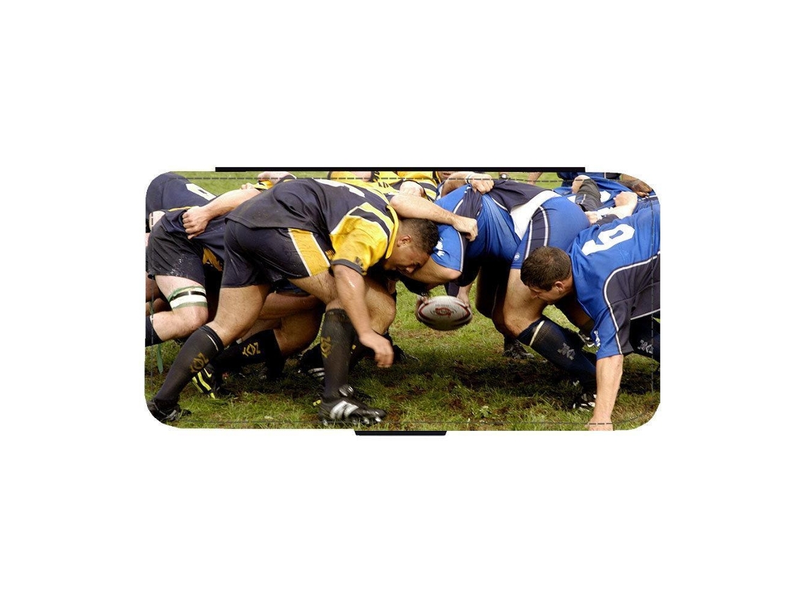 Capa Flip Para Iphone 17 Pro Com Tema De Rugby