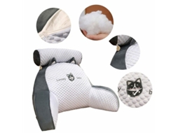 Lurelia Almofada Lombar Para Cama E Costas Ergonómico Lavável De Assento De Encosto