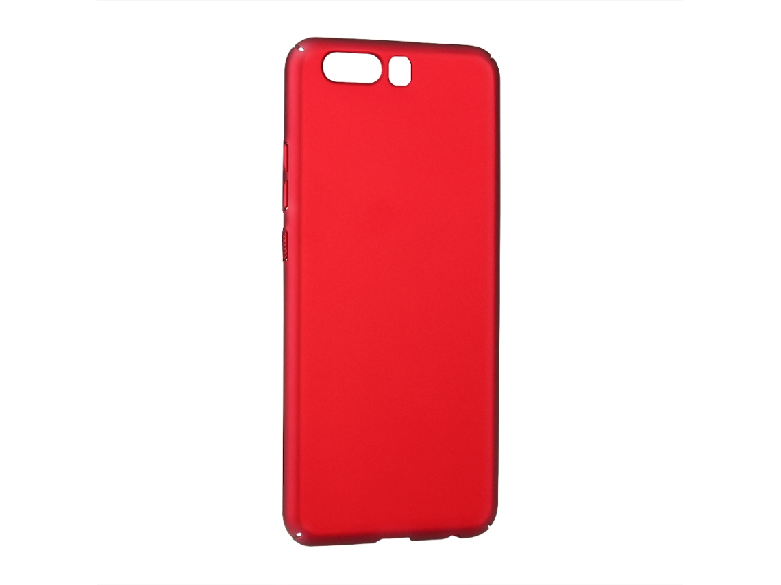Capa Protetora Huawei P10 Capa Protetora Simples Vermelha EOOCOO (lisa e Resistente a Arranhões)