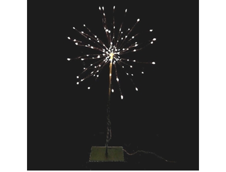 Luzes Led Star 120 com Base Prateada
