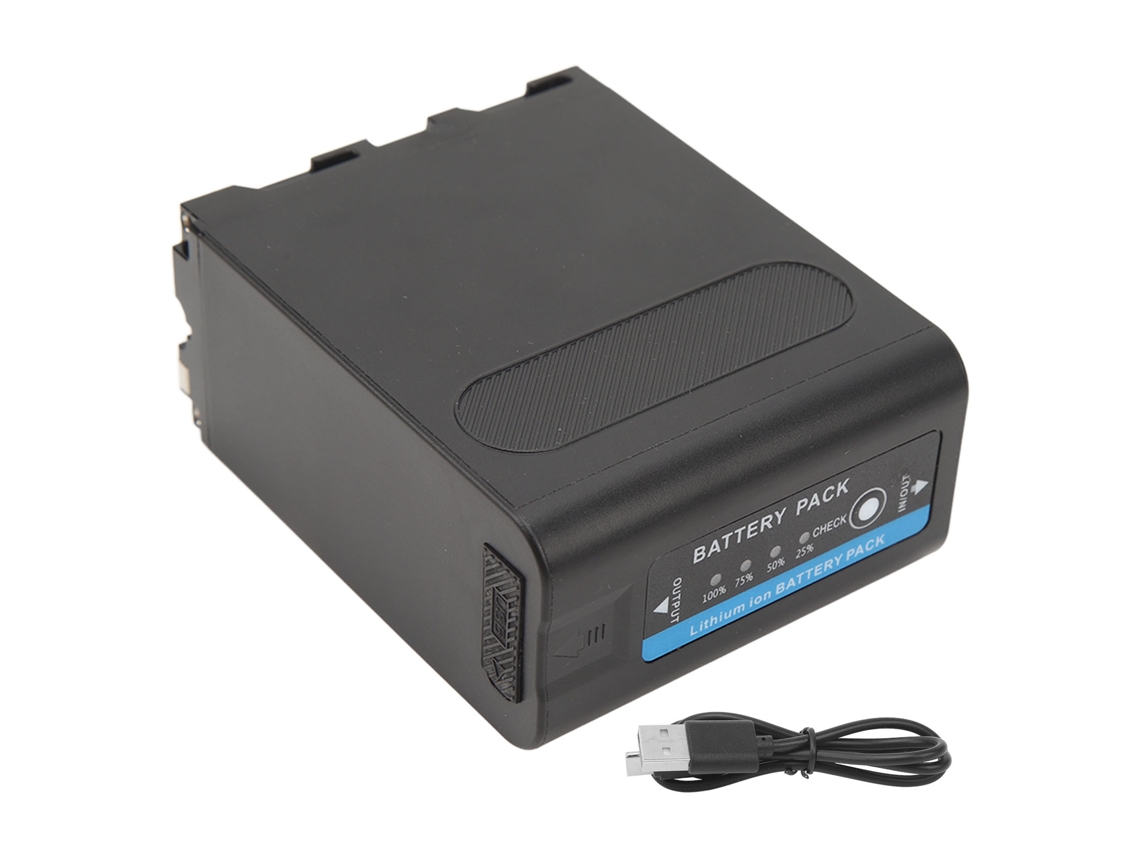 7.4v 800mah Np F990 Battery Fast Charging Battery With Type C Dual Charging Interface For Mc2500c 1500c Camera Fill Light Monitor LAXISCREED