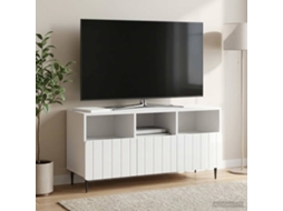 Vidaxl Gabinete Para Tv Com Gaveta Branco Brilhante 102 X 34,5 X 50 Cm