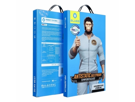 Película de Ecrã Temperado Mr Monkey para Samsung Galaxy S24 BLUEO Preto