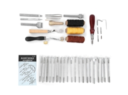 Conjunto De 48 Ferramentas De Furação Em Couro Laxiscreed Para Artesanato Diy