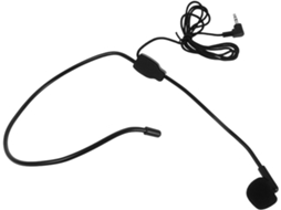 Fone De Ouvido Portátil Com Fio Preto, Microfone Com Conector De Metal E Plástico, 5