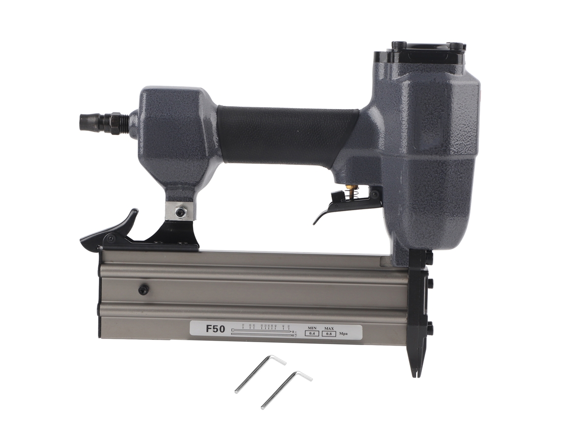 F50 Pistola de Prego Pneumática para Carpintaria, Air Nailing Stapler Profissional S/MARCA