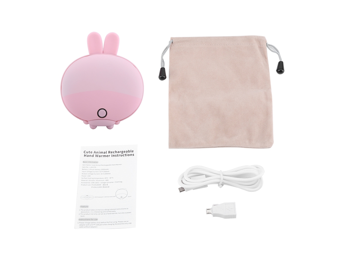 Aquecedor de Mãos USB EOOCOO, Recarregável