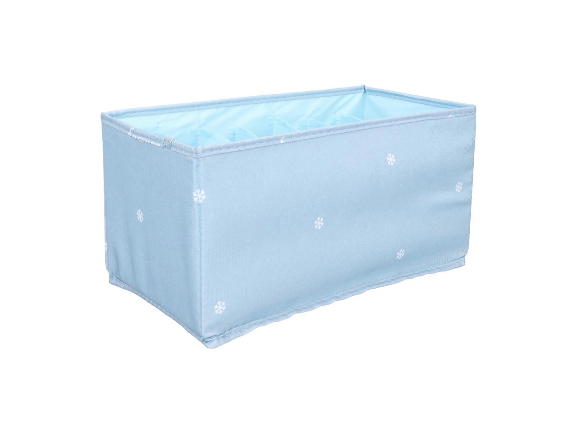 Organizador De Roupas Dobrável Multigrade Para Uso Doméstico, Azul, Pacote Com 1 Olysi Shop