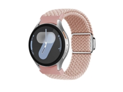 Pulseira Kalebol Com Fecho Magnético E Trançado Em Formato De Laço Para Samsung Galaxy Watch 5 Pro / 6 / 7