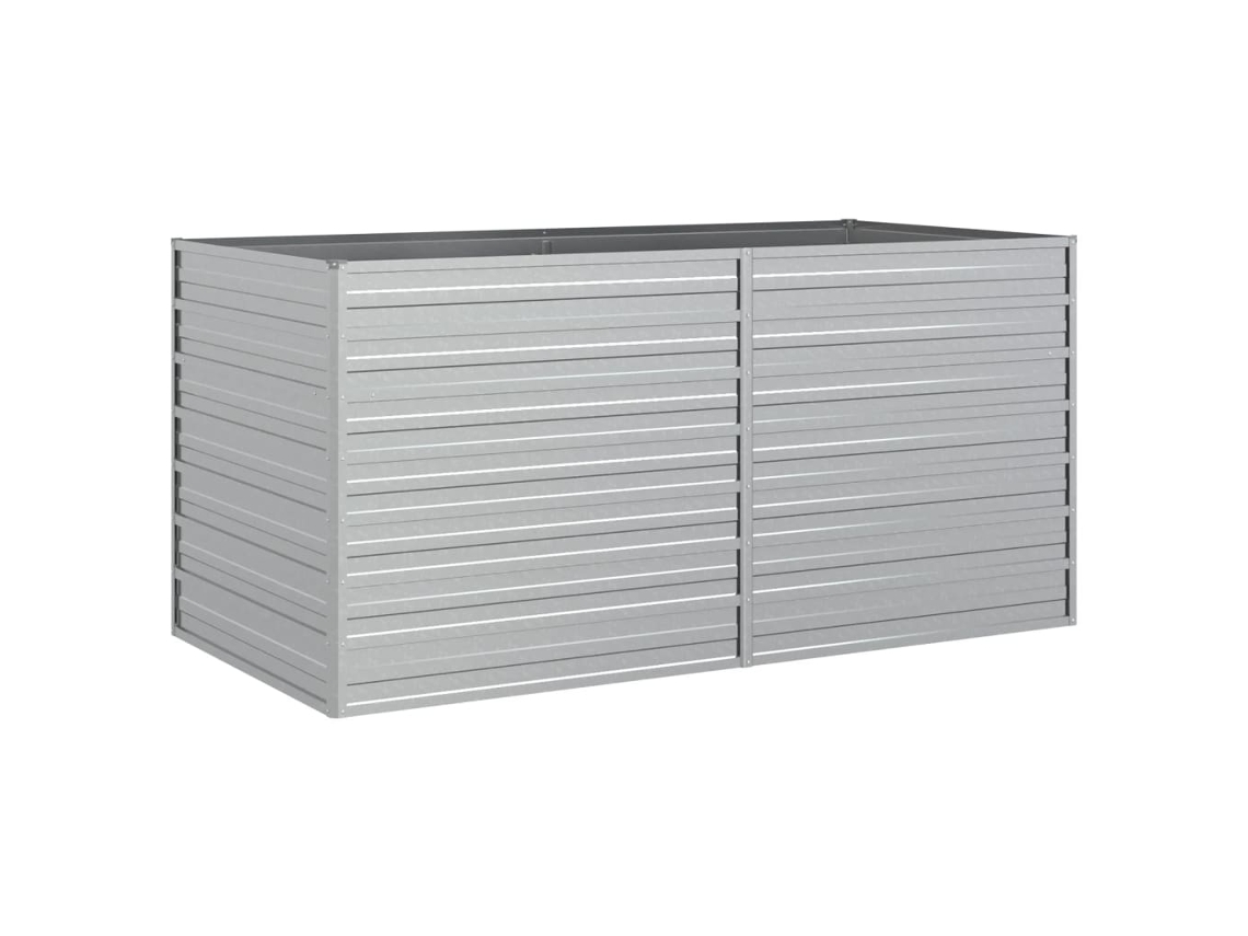 Garden Raised Bed, Garden Raised Beds Vidaxl Prateado Aço (160 X 80 X 77 Cm)