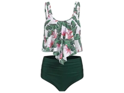 Conjunto Taniki Feminino Multicolorido De Poliéster Com Forro M