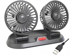 Ventilador De Carro Para Seres, Ventilador De Carro Usb, Ventilador De Circulação Ar Com Rotação 360° E Duas Velocidades