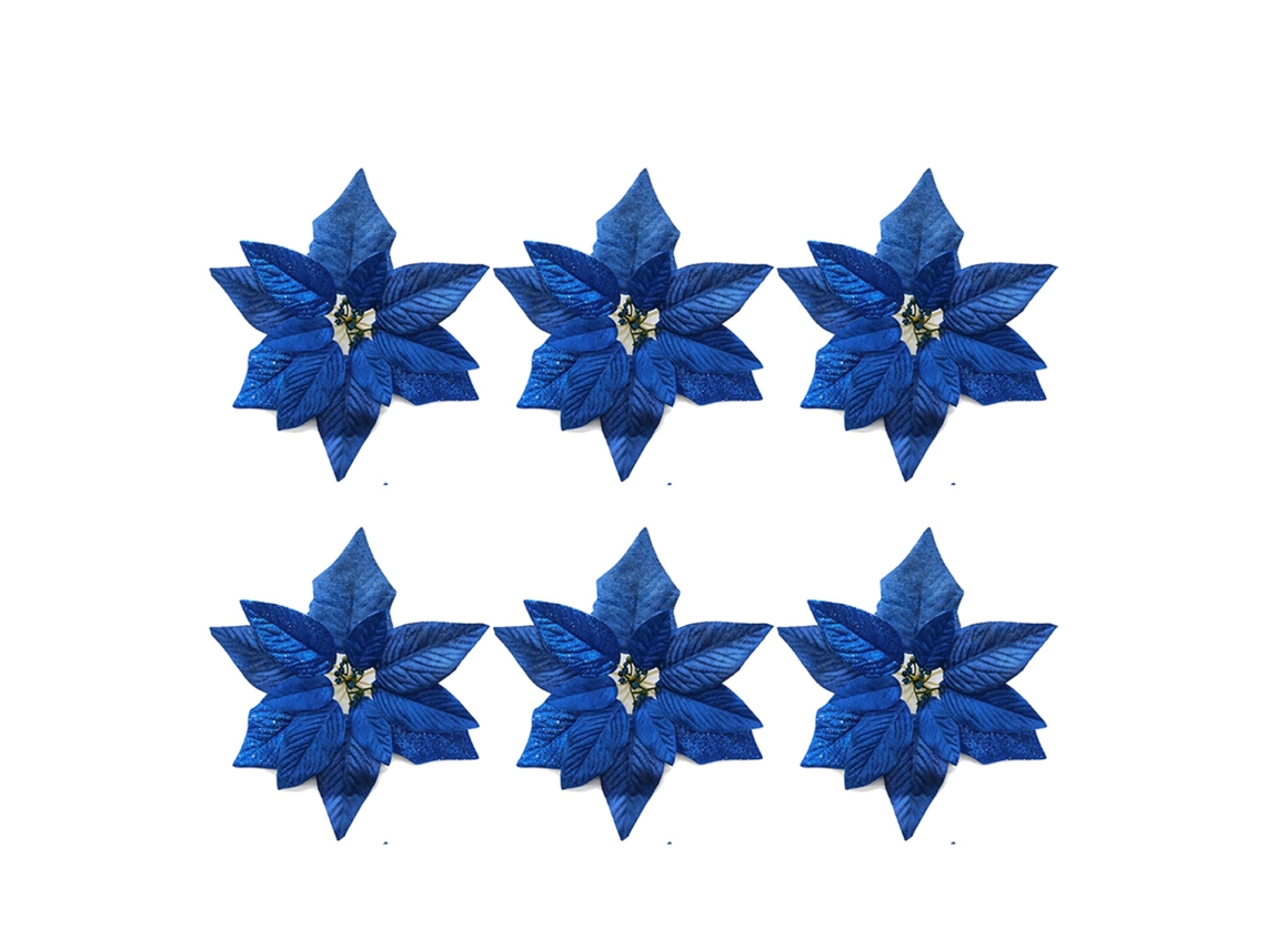 Flores De Natal Decoração De Árvores Simulação De Tecido