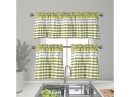 2026 cortinas de Cozinha Decorativas com Valance Moderno Translúcido Estilo Café Feito de Poliéster em Variedades de Cores