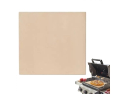 Pedra Para Pizza Quadrada De 305 Mm Para Forno E Churrasqueira, Base Crocante, Calor Uniforme, Resistente A Rachaduras.