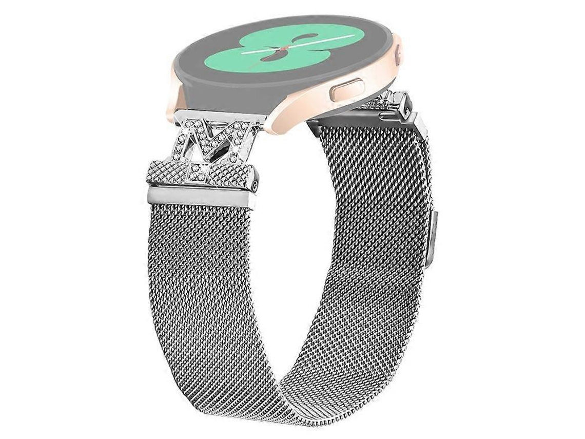 Compatível Com Pulseiras De Relógio Infantil Syncup, Pulseira De Aço Inoxidável Tipo M Com Laço Milanês, Pulseira Prateada. Olysi Shop
