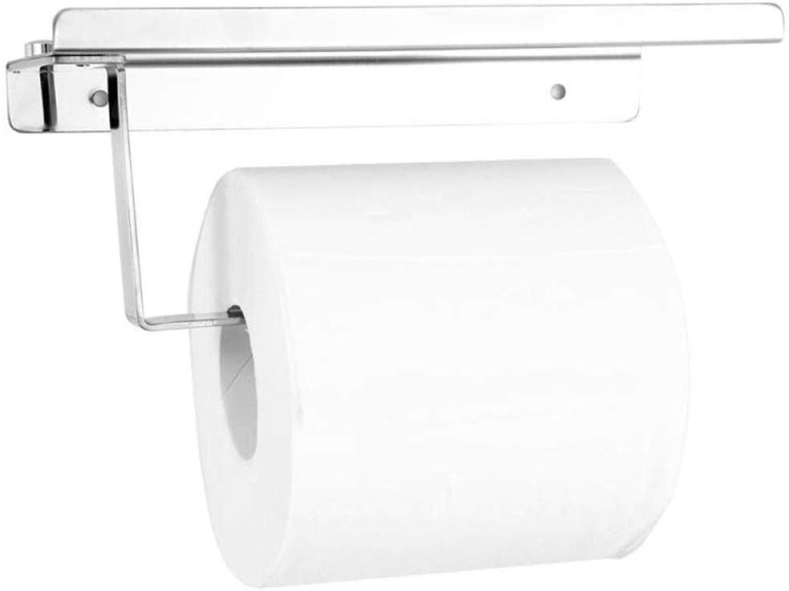 Porta Papel Higiênico Aço Inoxidável, Para Banheiro E Cozinha, Suporte Para Toalhas E Rolos, Com Gancho Para Pendurar