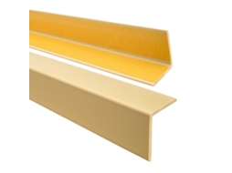 Perfil Angular Autoadesivo Quest Pvc 27x27 Mm, L-form, Creme, 110 Cm
