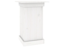 Flower Stand, Flower Stands Vidaxl Branco Madeira De Pinho (40 X 40 X 60 Cm)