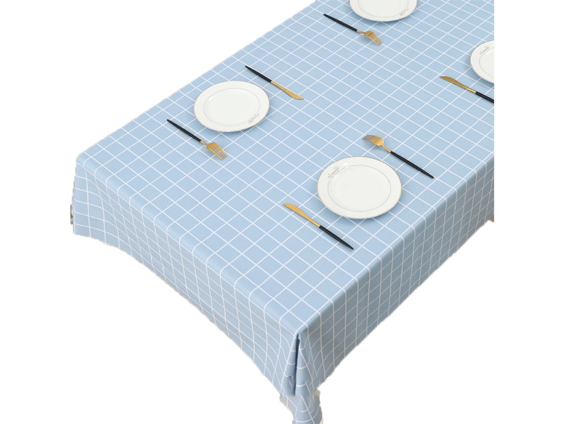 Toalha de Mesa de Pvc À Prova D'Água À Prova de Óleo e À Prova de Respingos para Mesa de Jantar Estilo 4 90 * 90 Cm