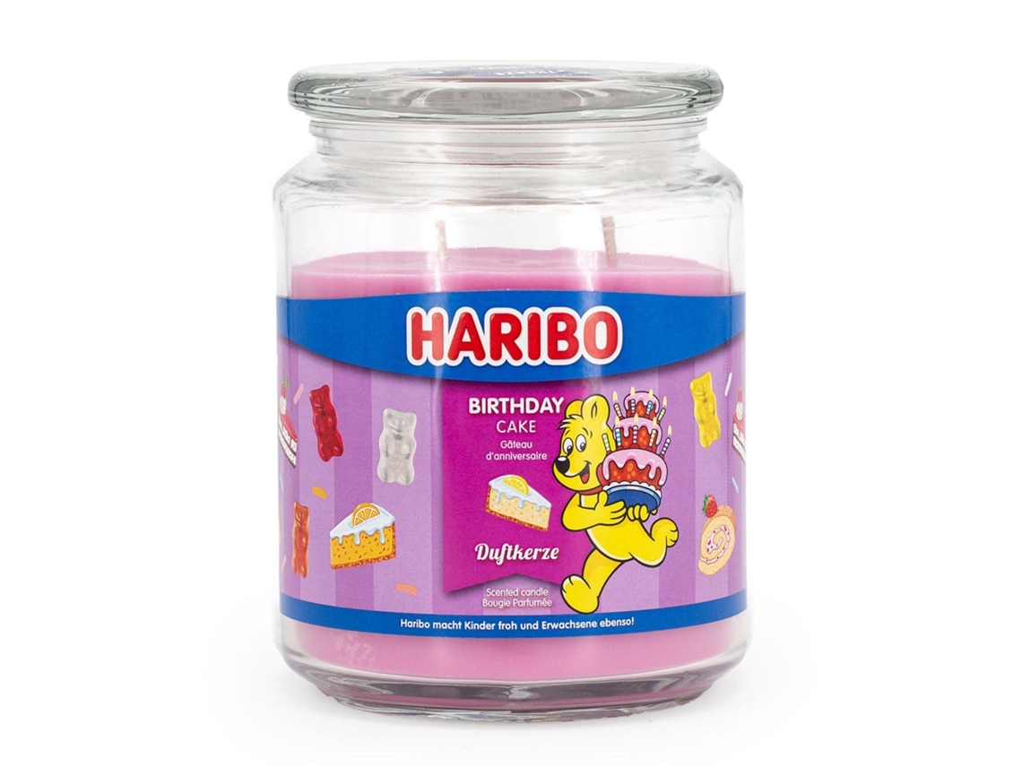 Vela Perfumada Grande Em Frasco De Vidro Com Fragrância Doce