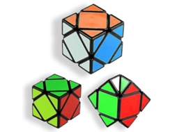 Cubo Mágico 3x3 Intelligence Svart Bas Speed ​​puzzle Skewb Twisty