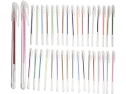 Canetas De Gel E Marcadores Com Glitter Stobok, 36 Cores Para Crianças